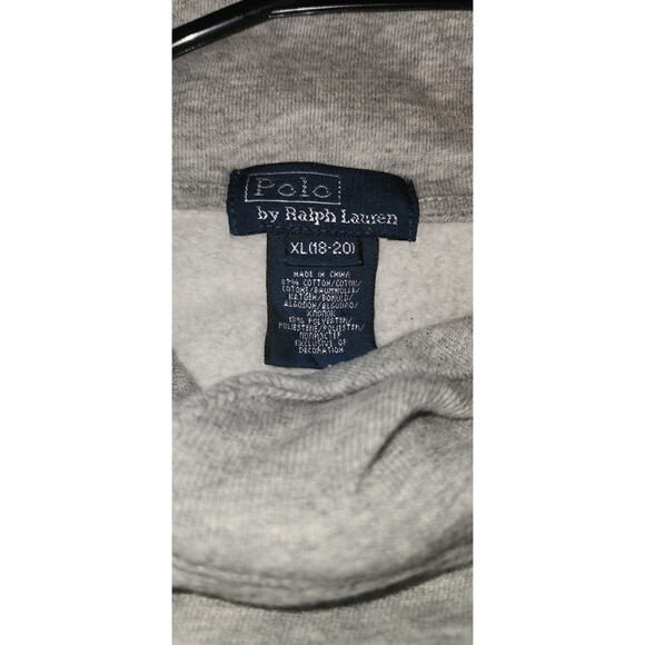 Polo Ralph Lauren Shawl Sweater Pullover Sweater Grey Men’s Size XLarge Preppy - Picture 8 of 8